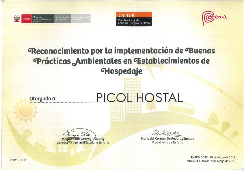 Picol Hostal Cusco Exterior foto